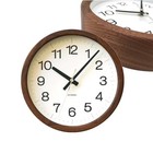KATOMOKU Muku Clock 16 Walnut km-108WA Silent Quartz Wall Clock 220mm Wood