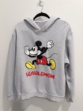 Disney x Lululemon Mickey Mouse Steady State Pullover Hoodie - Gray / Size L