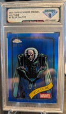 2025 Topps Chrome Marvel #5 Vulture Blue Refractor /299 DSG 8 NM-MT