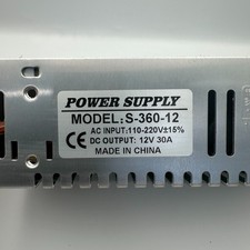 240v to 12v dc 30a power supply adapter transformer