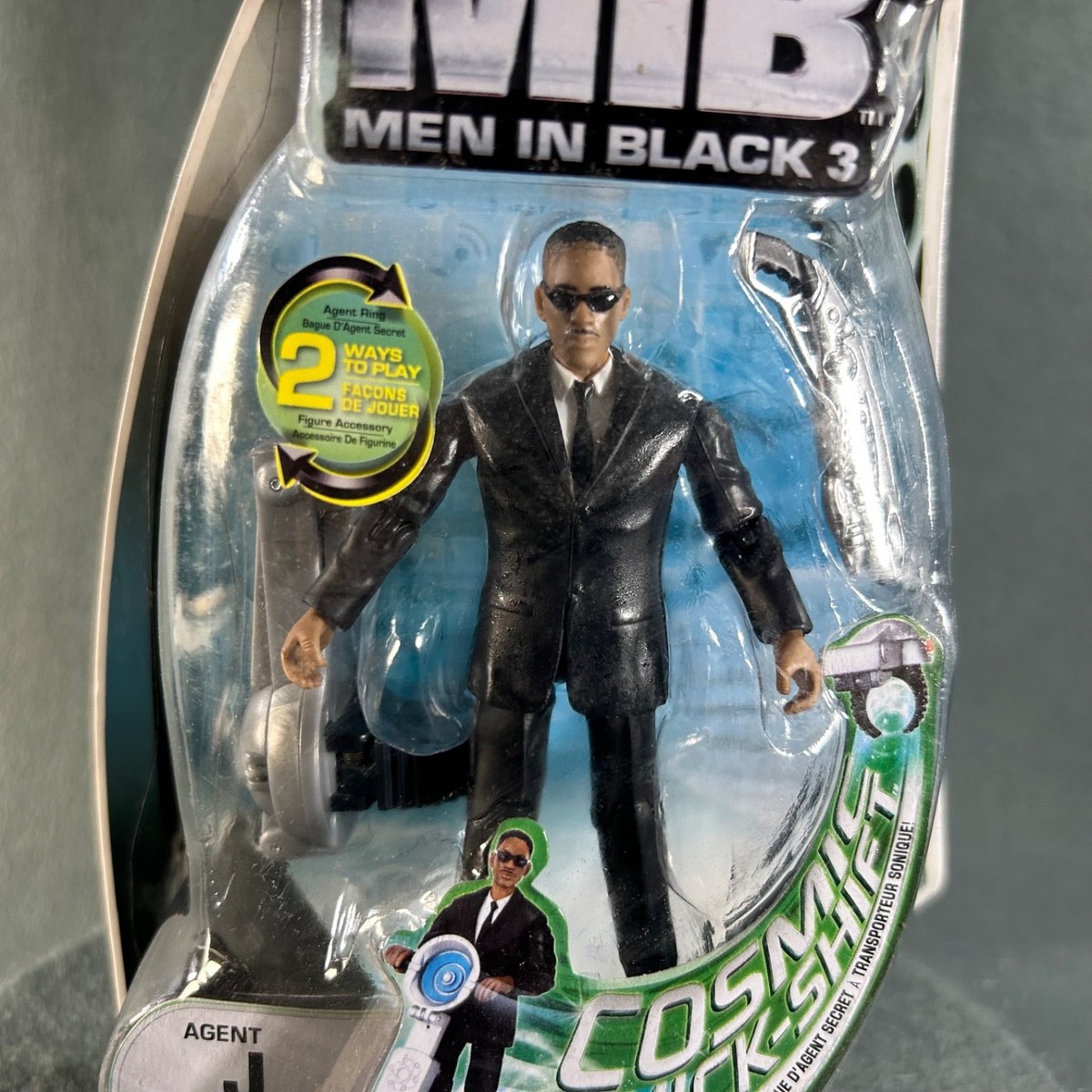 Men In Black MIB 3 Agent J Cosmic Shift Action Figure 2012 Jakks