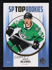 2022-23 SP Authentic Top Rookies Blue Matej Blumel #TR-33 o1m