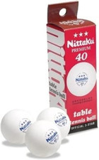 NITTAKU 3-Star Premium 40 Table Tennis Balls