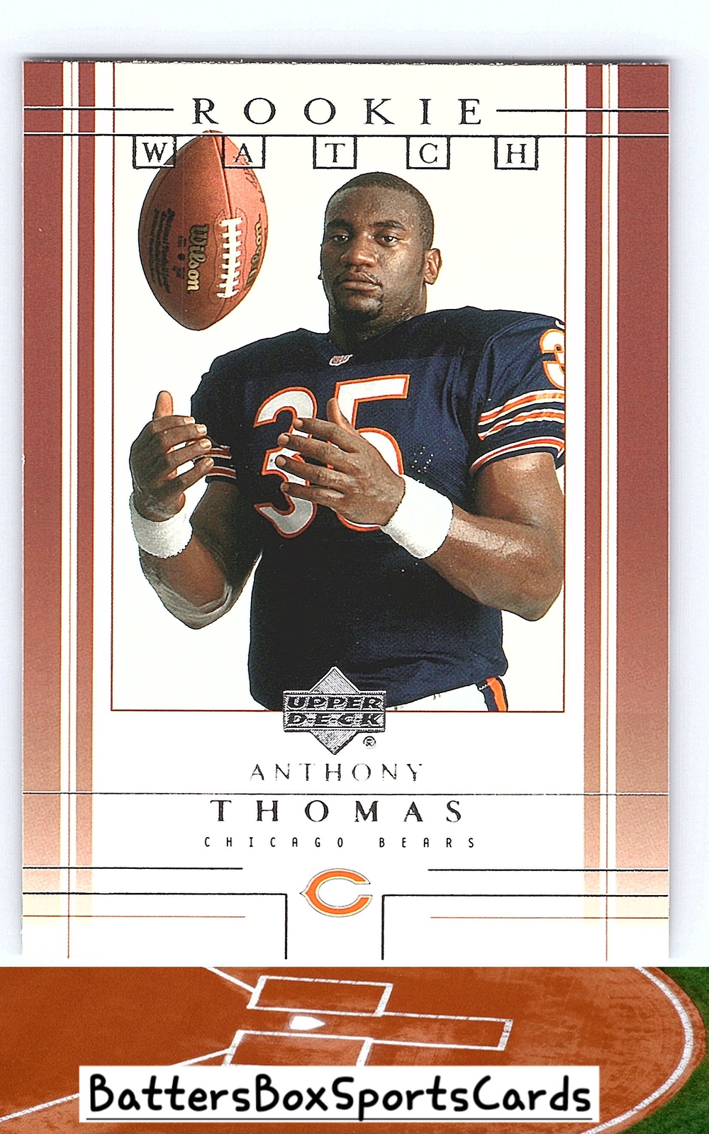 Anthony Thomas Upper Deck #187 Base