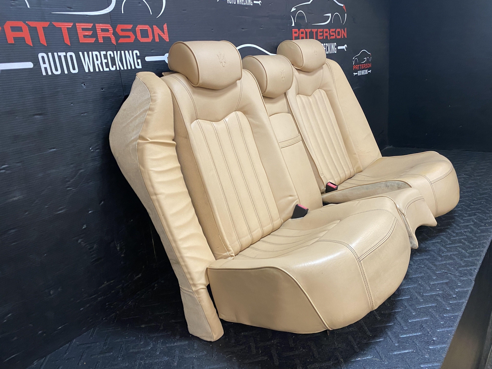 2006 MASERATI QUATTROPORT POWER FRONT & REAR BROWN CUOIO LEATHER SEATS ICU