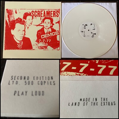 SCREAMERS Demos LP White Vinyl-Black Randy & The Metrosquad Randoms Snot Puppies