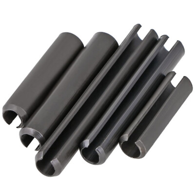 Pins Stainless Steel M5 / 5mm Stainless Steel Slotted Spring Tension Pins (Roll Pins) - DIN 1481 Standard Trailer Lock Pin