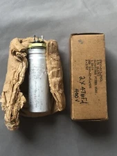 NOS Sprague 47/47 uF 400V Electrolytic Capacitor Mil Surplus WE amp Screw mount