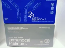 1 Immunocal + 1 Platinum : 2 BOXES - 60 Pouches Exp/ 2027 **FREE SHIPPING**