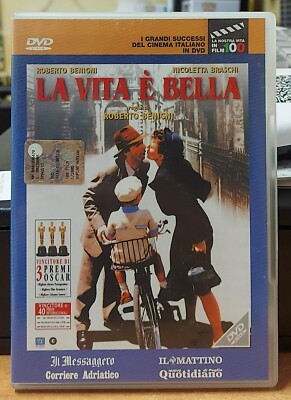 LA VITA E' BELLA DVD ROBERTO BENIGNI NICOLETTA BRASCHI LIEFERUNG 24/48H MIT BRT