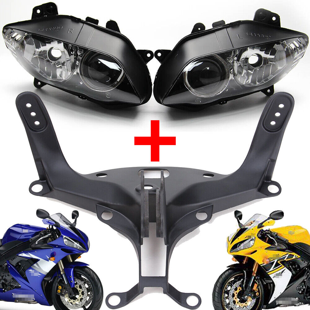 For 2004-2006 Yamaha YZF R1 YZF-R1 Front Headlight & Upper For 2004-2006 Yamaha YZF R1 YZF-R1 Front Headlight & Upper