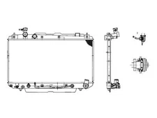 For 2001-2003 Toyota RAV4 Radiator 61769WP 2002 2.0L 4 Cyl Radiator