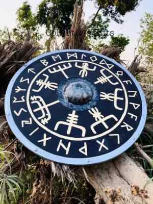 Authentic Battleworn Viking Shield Medieval Round Shield Roleplay Wooden best