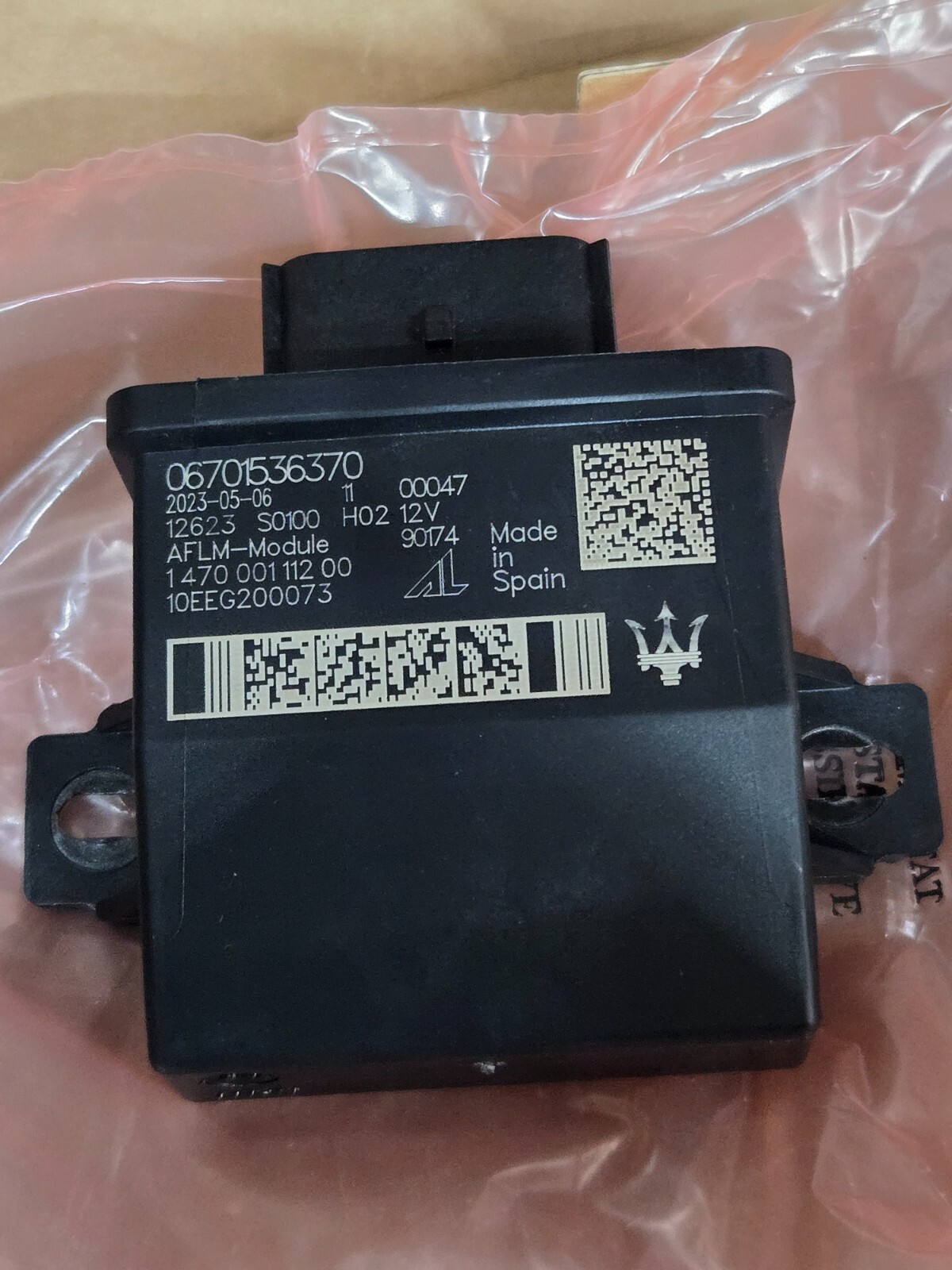Maserati Levante M161 Gran Sport Electronic Module ECM 06701536370 OEM