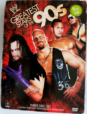 WWE Greatest Stars of the 90s DVD (WCW, Wrestling, Sports, Stone