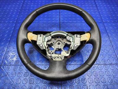 2013-2017 Nissan Leaf Steering Wheel Black Leather Genuine OEM 484303NF1B