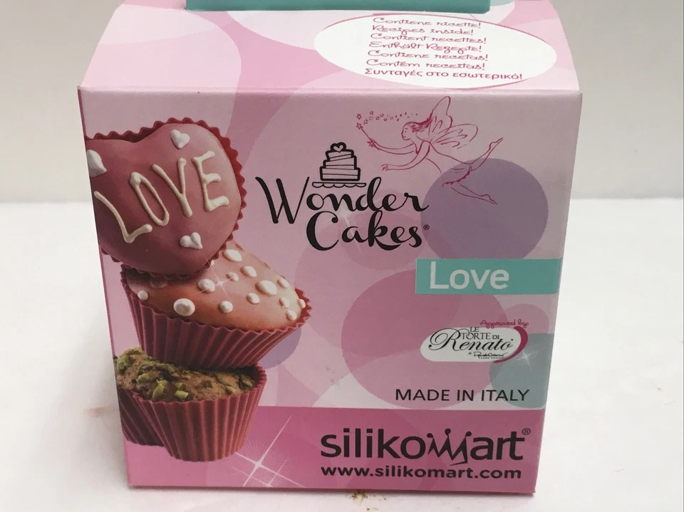 Silikomart Silicone Wonder Cakes LOVE ~ 6 Hearts ~ NIP  /Made in Italy - Image 3 of 4