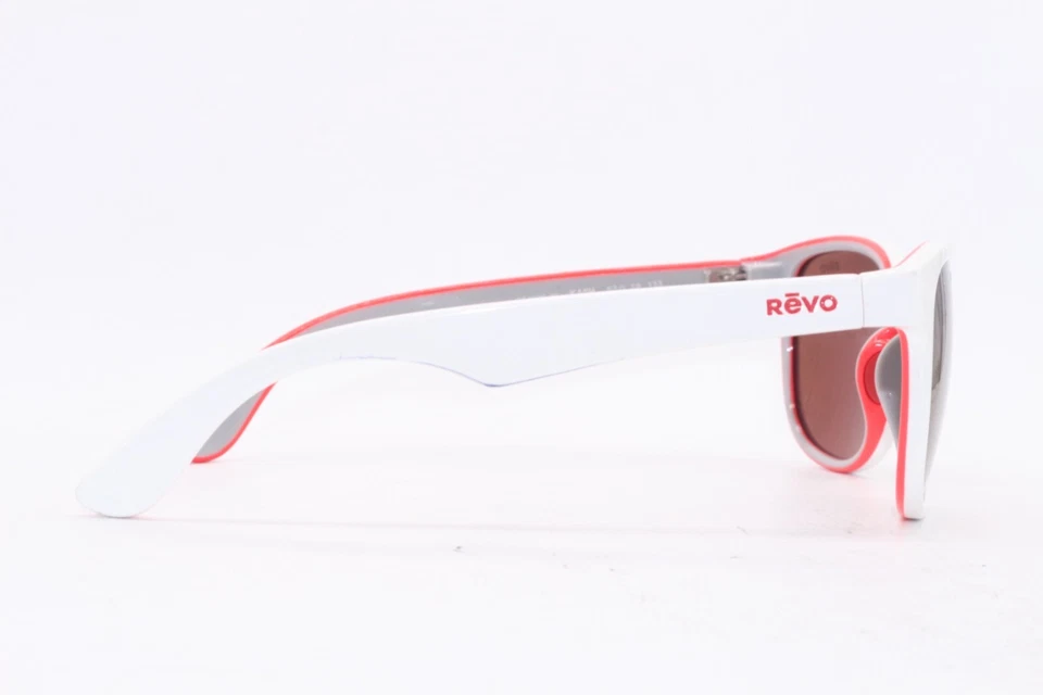 NUEVO REVO RE 1028 09 KASH BLANCO ROJO POLARIZADO AUTÉNTICO MARCOS GAFAS DE SOL 57-18 Foto 3 de 4