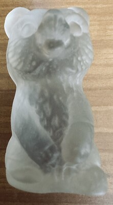 Eisbär Moser Glaskunst Satiniert Briefbeschwerer