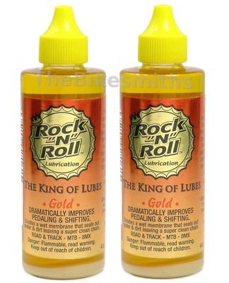 Rock-N-Roll Gold Lube 4oz Chain Lubricant Road Mountain Hybrid Bike