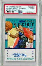 2015 Panini Hoops Michael Kidd-Gilchrist Great Significance Auto PSA 9