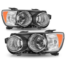 [Chrome Bezel] For 2012-2016 Chevy Sonic Halogen Headlight Left+Right Assembly