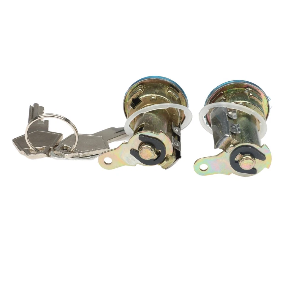 2x Cilindro de bloqueo de puerta con llave para camioneta Dodge D100 D200 D300 1968-1974 Foto 4 de 4