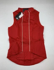 New RAPHA Archive Gilet Cycling Vest Red Size Small
