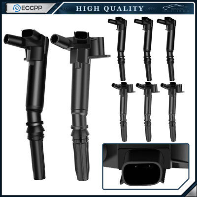 ECCPP 8 Ignition Coils For 6.2L 2010-2014 Ford F150 2011-2017 F250 F350