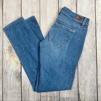Paige Distressed Blue Donovan Skinny Jeans Size 25