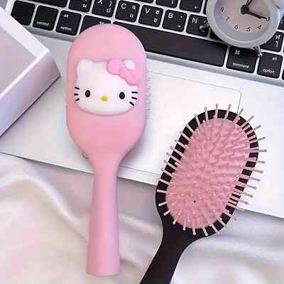 Rosa Hello Kitty tragbare entwirrende Haarbürste