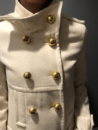 Victoria’s Secret Woll Peacoat weiß/elfenbein Gr. XS - Bild 2 von 8