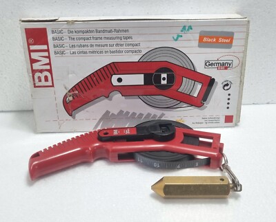BMI Basic 30m Black Steel Der Kompakt Rahmen Maßband