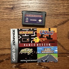 Namco Museum Game Boy Advance Game Cartridge Manual - TESTED