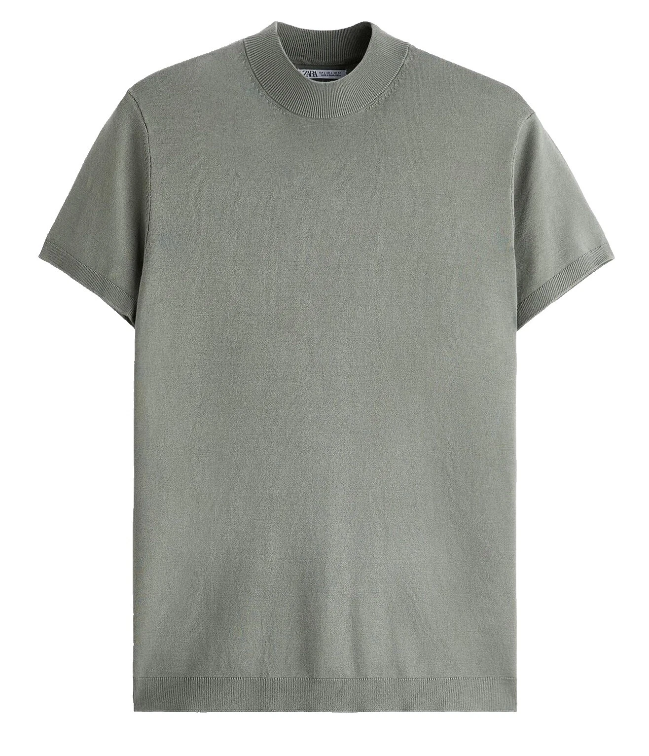 Zara Negro Camisetas para Hombres