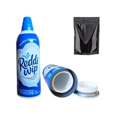 Cream Diversion Safe Stash Can Screw Lock Hidden Compartment