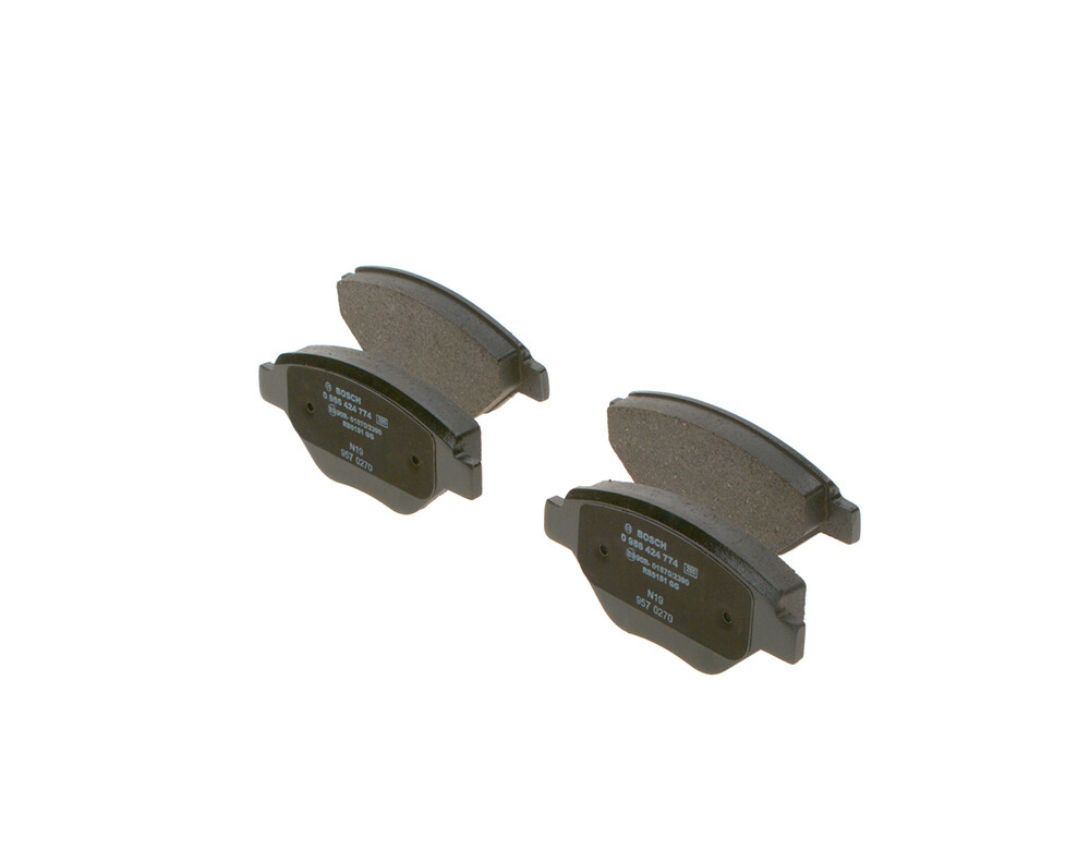 Plaquettes de frein Bosch BP478 en composite haute densité pour train avant