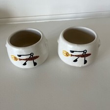 Vintage Westbend Pottery Bean Pot Crock Bowls...