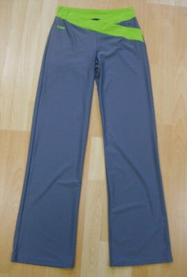 Agiva 3703 graues Stiefelbein Jazzhose mit Limette V-Front Taillenband - UK Lieferant