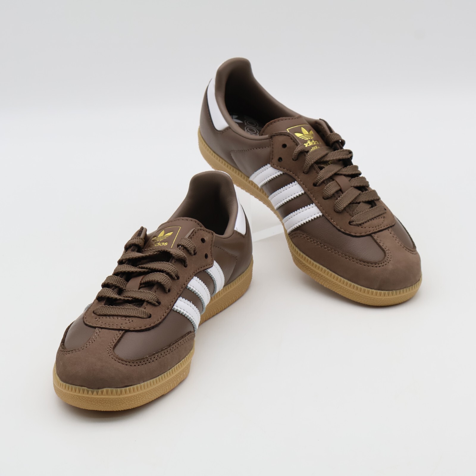 IE6522 adidas Originals Samba OG Earth Strata Footwear White Gold (Women's) image 4