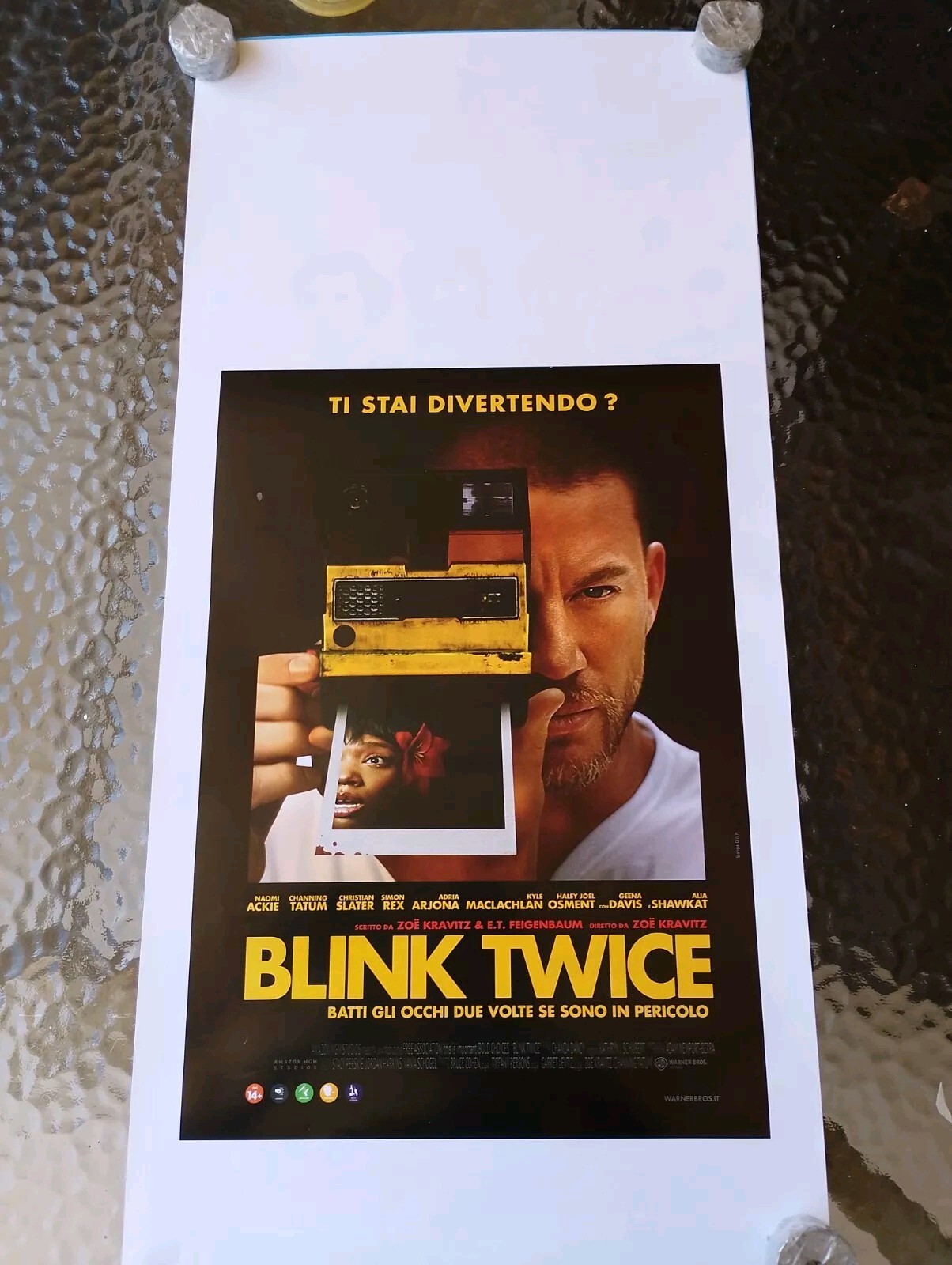 Locandina originale film Blink Twice (2024) - Regia di Zoë Kravitz