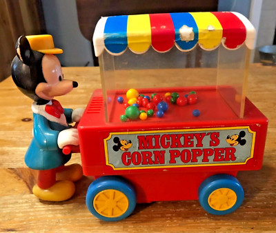 Mickey s Corn Popper Vintage Mickey Mouse Illco Toy Circus Disney Popcorn