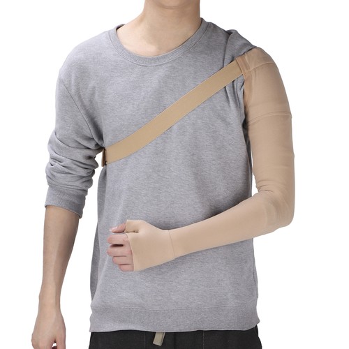 Compression Arm Sleeve For Lymphedema Support And Swelling Relief 23-32mmHg - Picture 3 of 24