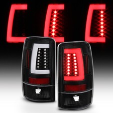 Black 2000-2006 Chevy Suburban Tahoe Gmc Yukon Led Bar Tail Lights Brake Lamps Black 2000-2006 Chevy Suburban Tahoe Gmc Yukon Led Bar Tail Lights Brake Lamps