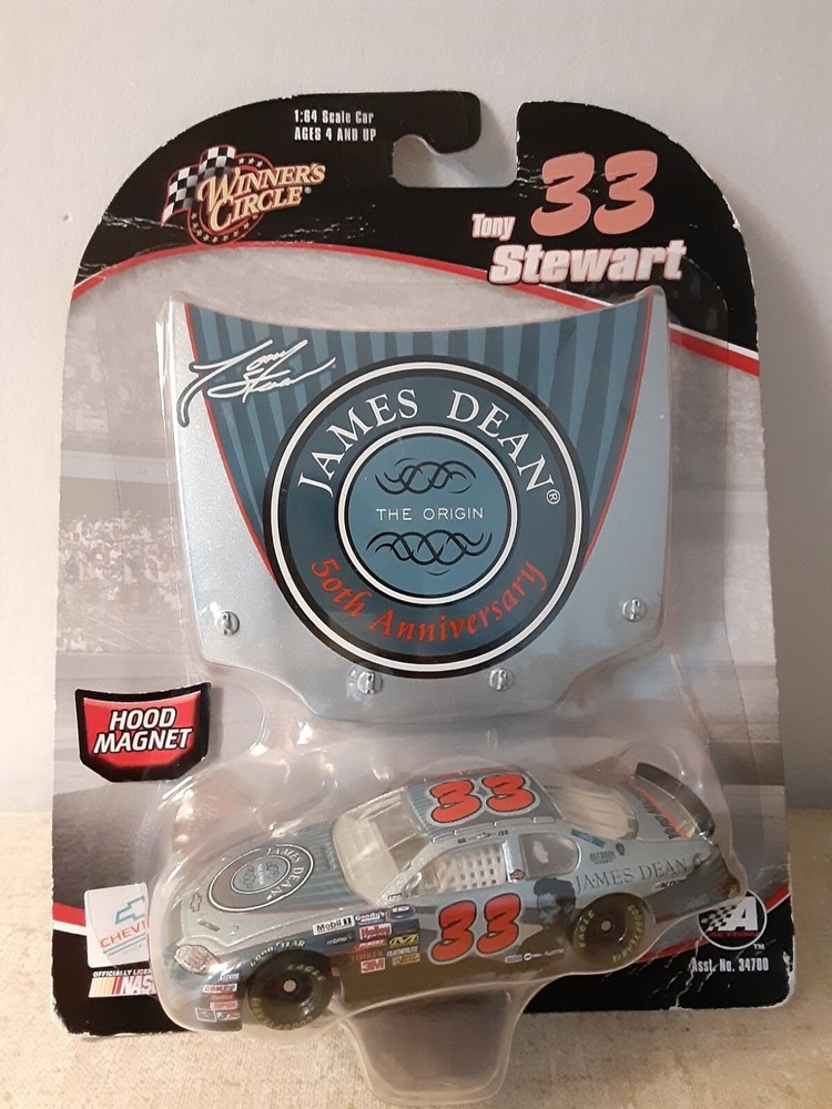 Winners Circle Race Hood Collection 5 NASCAR Diecast Cars Hoods Tony Stewart #33