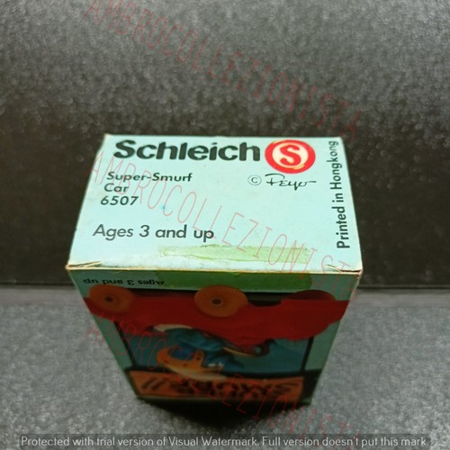 Puffo con Macchina / Auto 6507 con Scatola Box - PEYO Schleich(s) - Picture 7 of 9