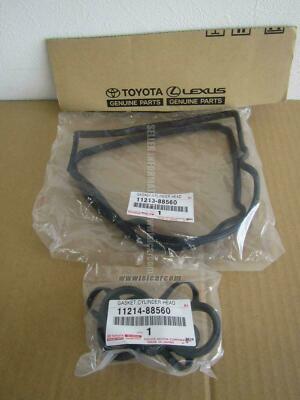 zekeさ TOYOTA ALTEZZA SXE10 GASKET SET CYLINDER HEAD COVER X2PCS. 11214