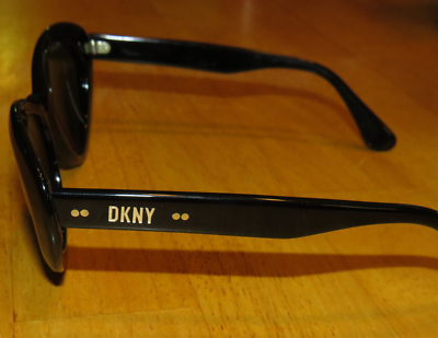DKNY Vintage 7th Avenue Black Cat Eye Sunglasses | eBay