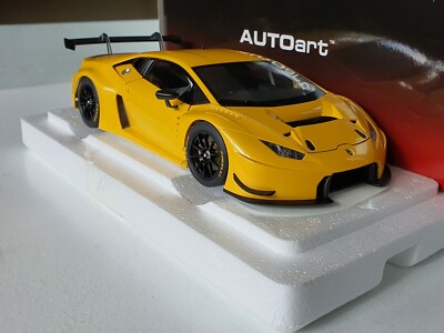 1:18 Lamborghini Huracan GT3 2015 Yellow Plain Body By Auto