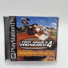 Tony Hawk's Pro Skater 4 PS1 PlayStation 1 Complete CIB + Reg Card Black Label